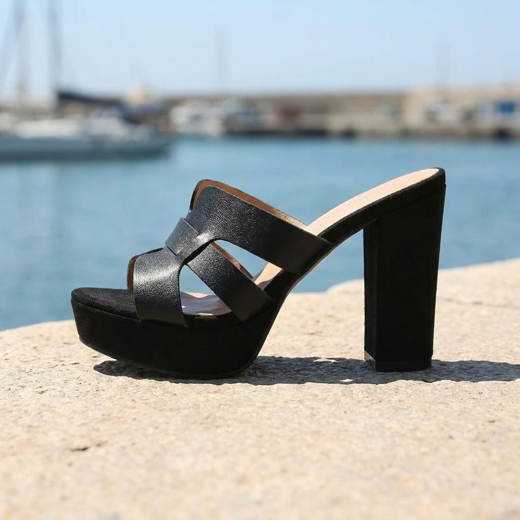Elena™ | Effortless Platform Elegance Heels