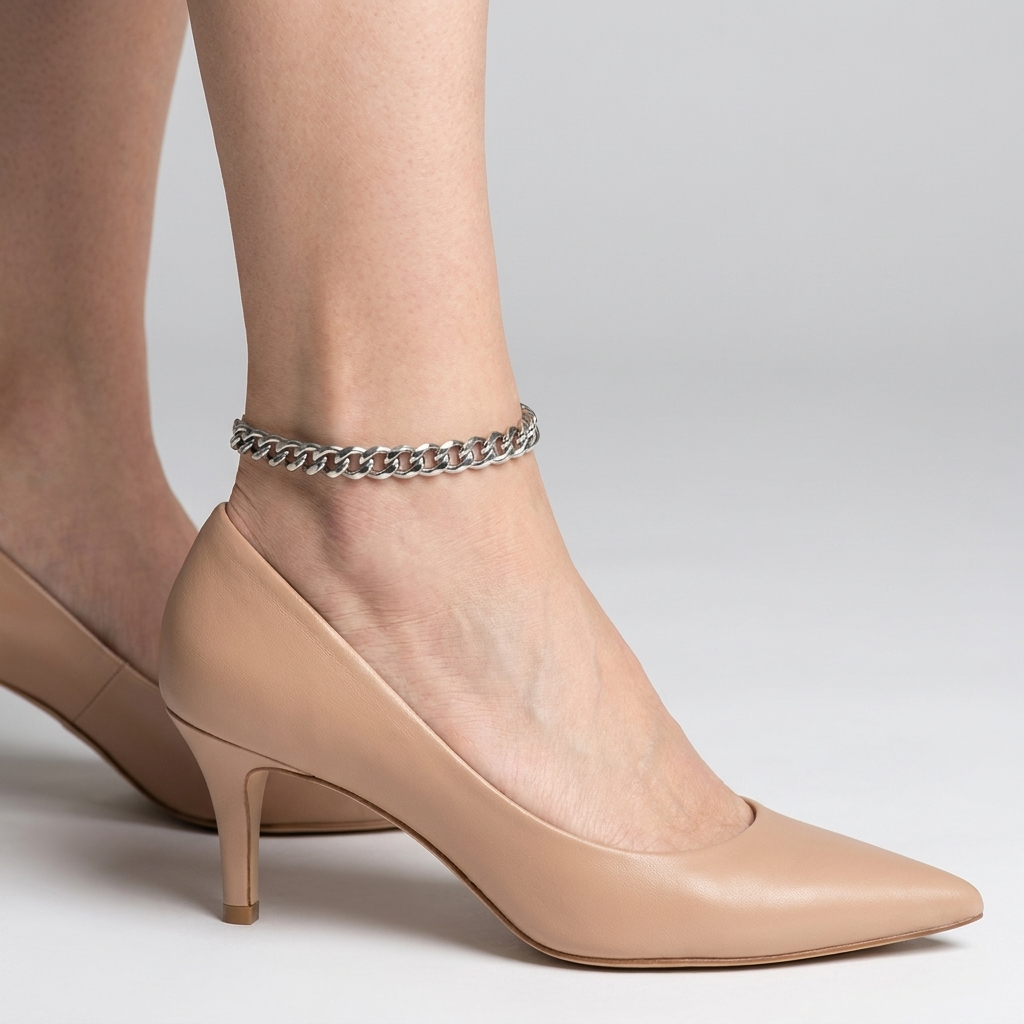 Silverwave | Chunky Chain Anklet