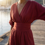 Cheska | Elegant Cinched Waist Jumpsuit