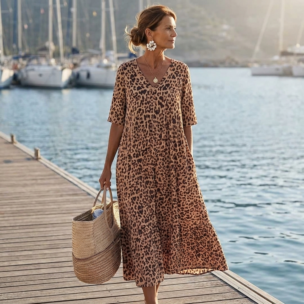 Xanthe | Casual Midi Dress