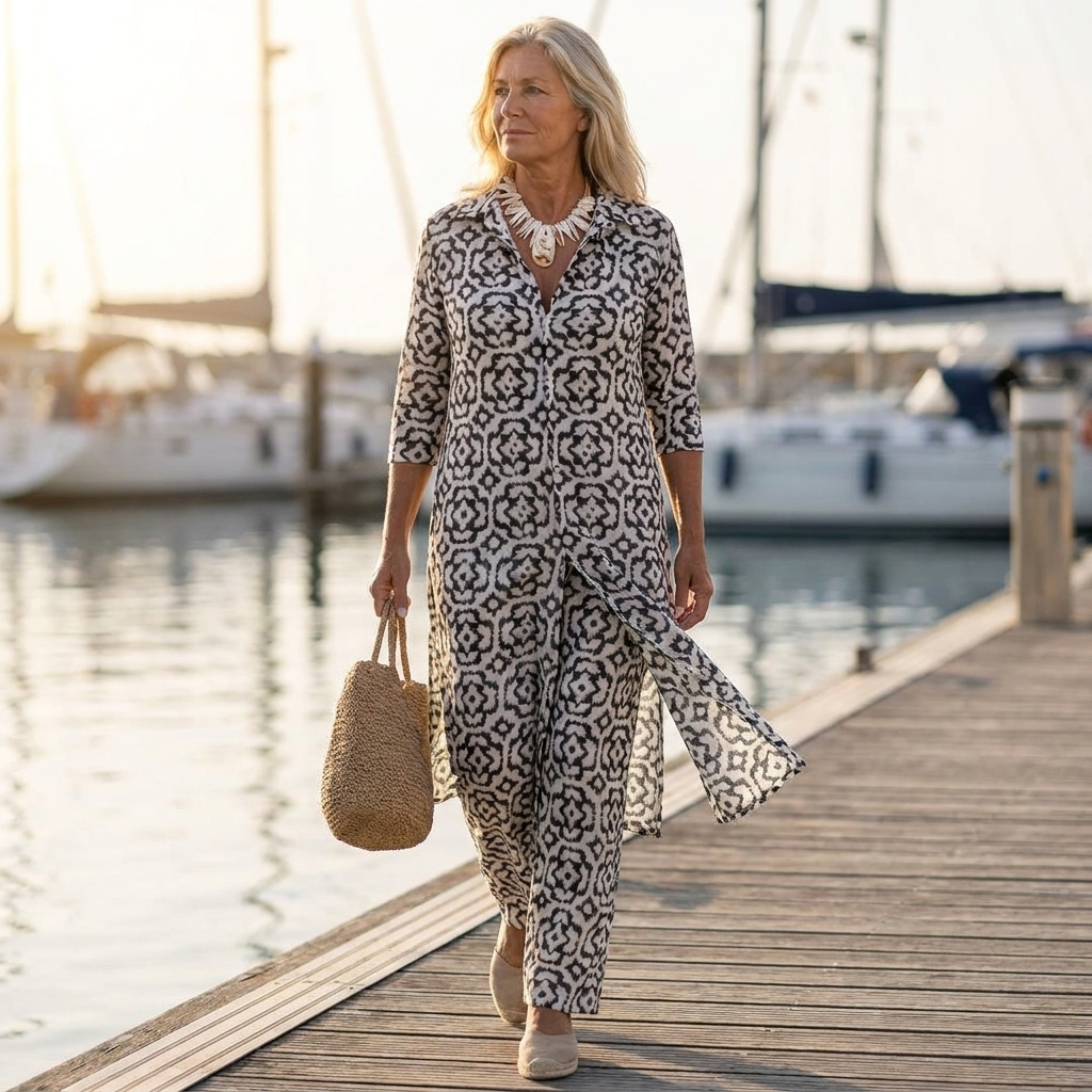 Sara™ | Button-Up Two-Piece Set