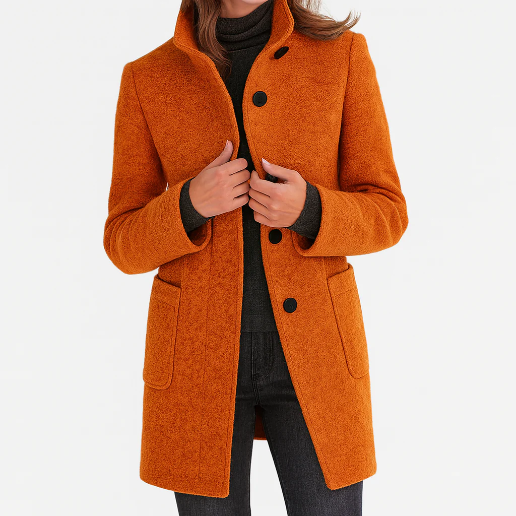 Vanessa - Elegant Midi Wool Coat