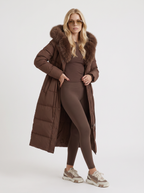 Samara – Fur Hooded Longline Coat