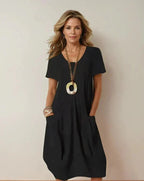 Oriane | Fluid Casual Maxi Dress-