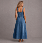 Lena | Stylish Denim Dress With Pockets