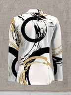 Noemine™ | Abstract Brushstroke Blazer