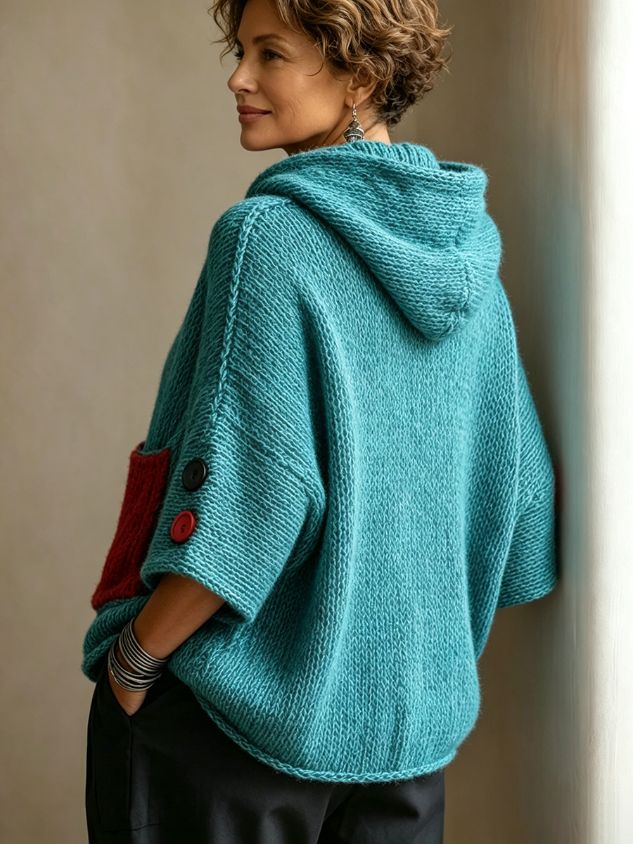 Aylin - Chunky Knit Hooded Sweater