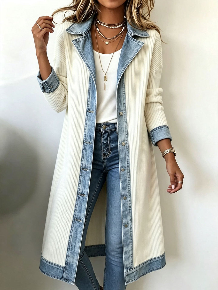 Camryn - Ribbed Knit Long Cardigan