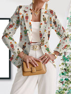 Vivenne™ | Nutcracker Print Blazer