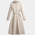 Evelyn | Women's Belted Classic Midi Trench Coat