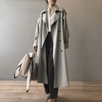 Eleanor | Women's Double-Breasted Water-Repellent Long Trench Coat