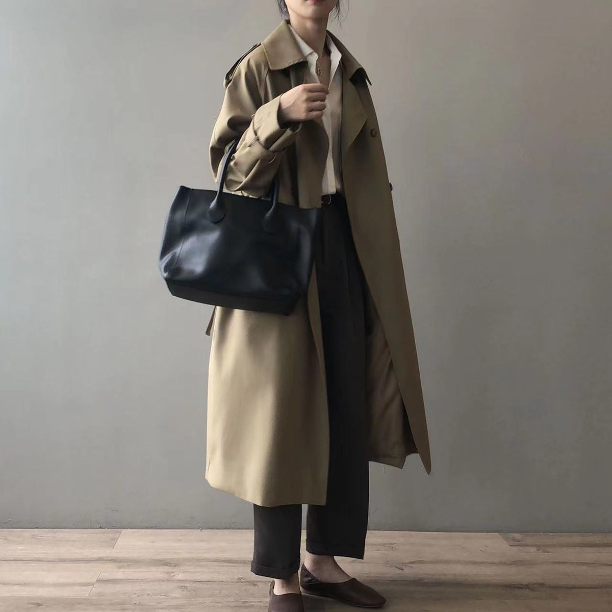 Eleanor | Women's Double-Breasted Water-Repellent Long Trench Coat