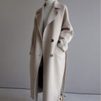 Layla | Women's Long Double-Breasted Cashmere Blend Coat