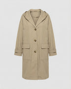 Olivia | Women's Long Waterproof Hooded Trench Coat