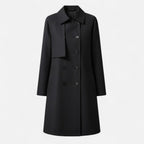 Mia | Women's Mid-Length Wool-Blend Double-Breasted Trench Coat
