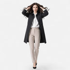 Mia | Women's Mid-Length Wool-Blend Double-Breasted Trench Coat