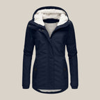 Harper | Women's Sherpa-Lined Hooded Quilted Jacket Fleece Winter Coat