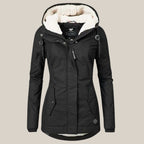 Harper | Women's Sherpa-Lined Hooded Quilted Jacket Fleece Winter Coat
