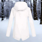 Layla | Women's Waterproof Hooded Rain Jacket Zip-Up Longline