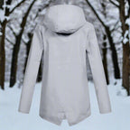 Layla | Women's Waterproof Hooded Rain Jacket Zip-Up Longline